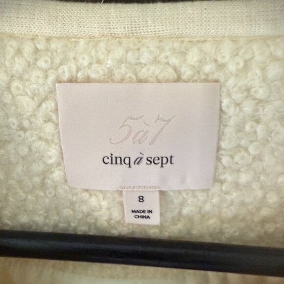 Cinq a Sept Junia Jacket 8 / Ivory - Picture 6 of 7